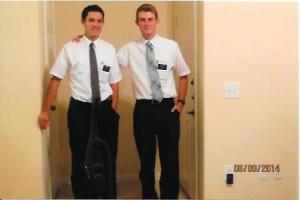 Grant and his newest companion Elder Kreamer